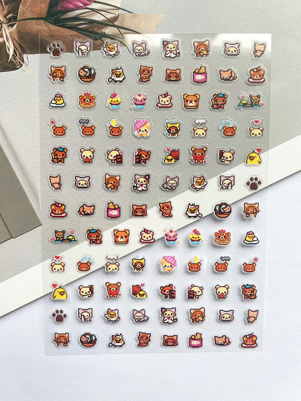 Pvc Super Mini Rilakkuma Poste - Nail Art 评论和价格
