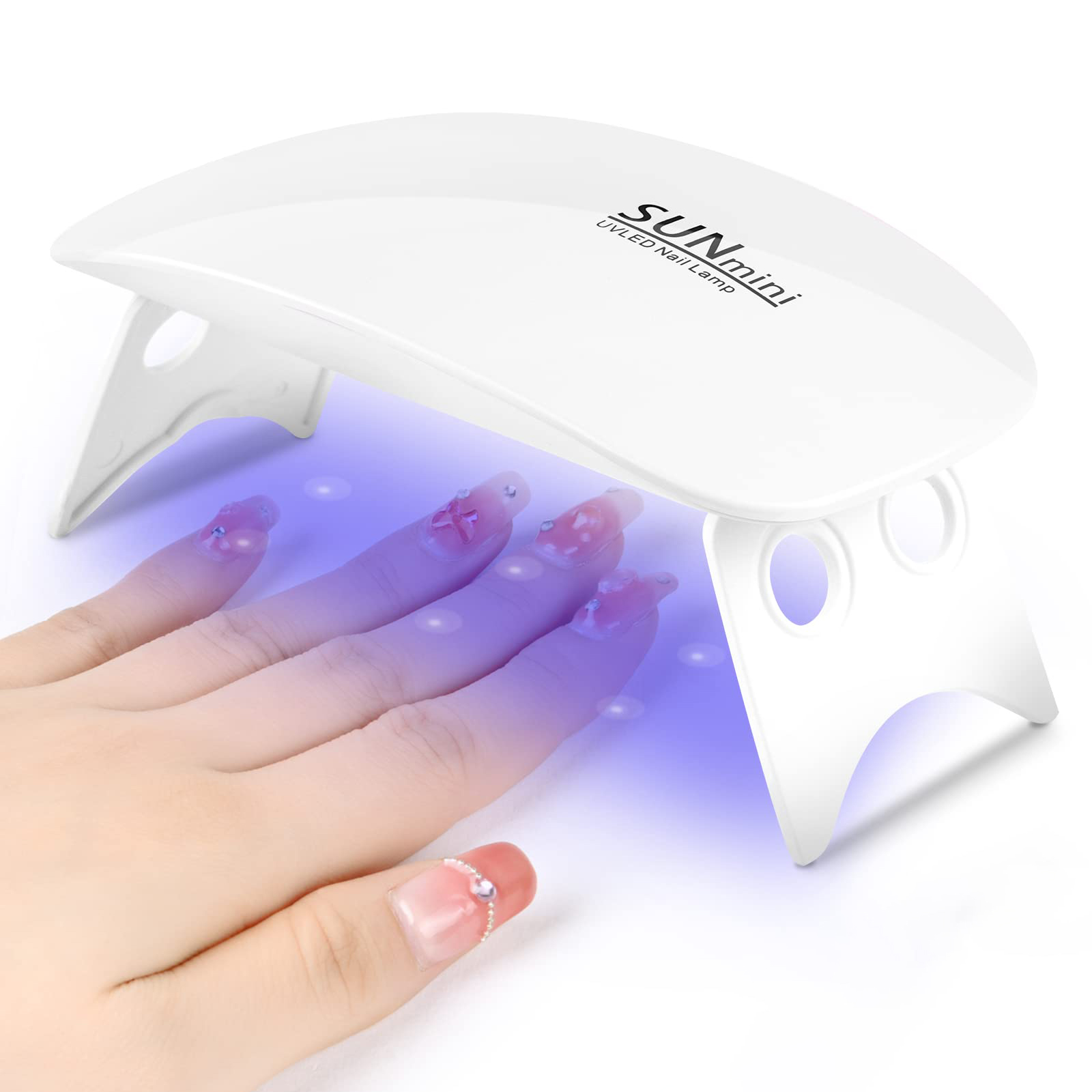 Portable 6 LED UV Nail Lamp 6W - Nail Art 评论和价格