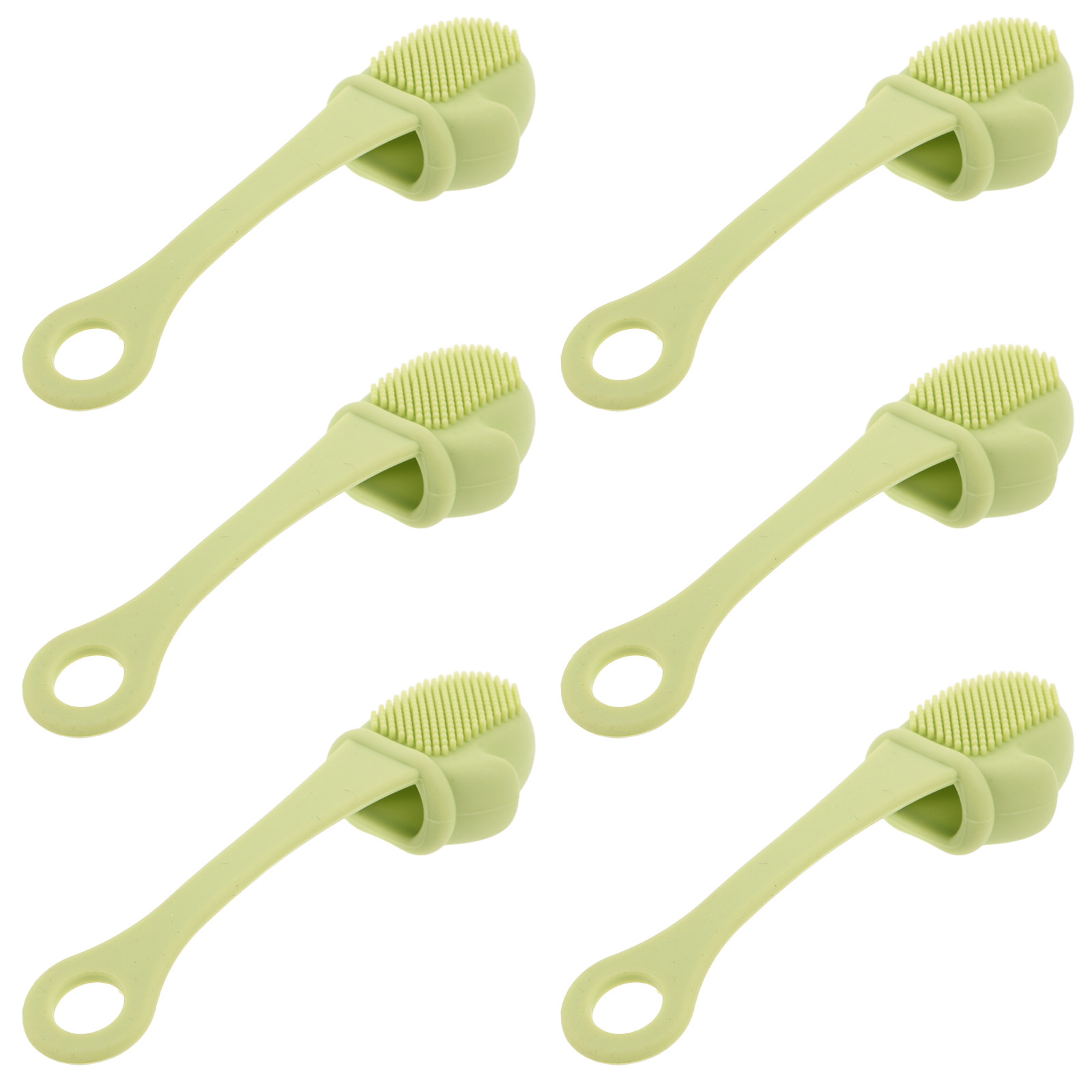 6Pcs Face Cleansing Brush Sili - Silicone Face Scrubber Electric 评论和价格