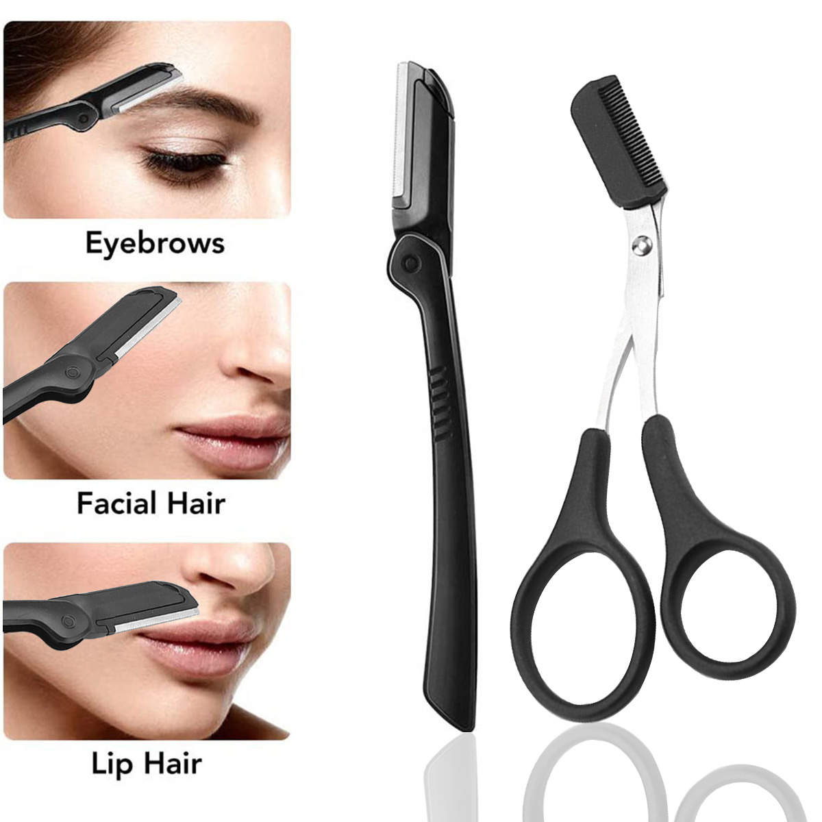 1/5PCS Eyebrow Razor Set Multi - Skincare 评论和价格