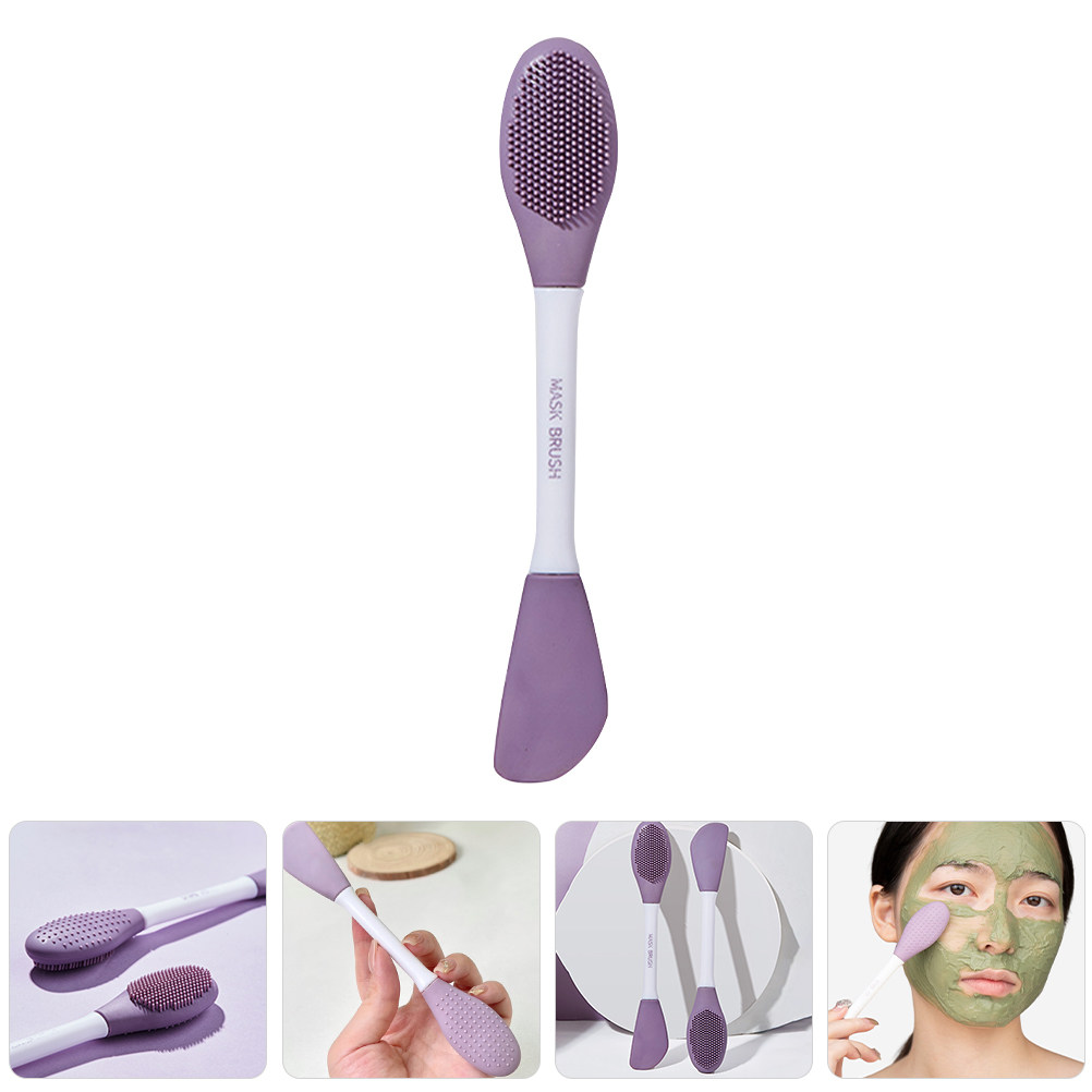 Silicone Dual-Head Face Mask B - Silicone Face Scrubber Electric 评论和价格