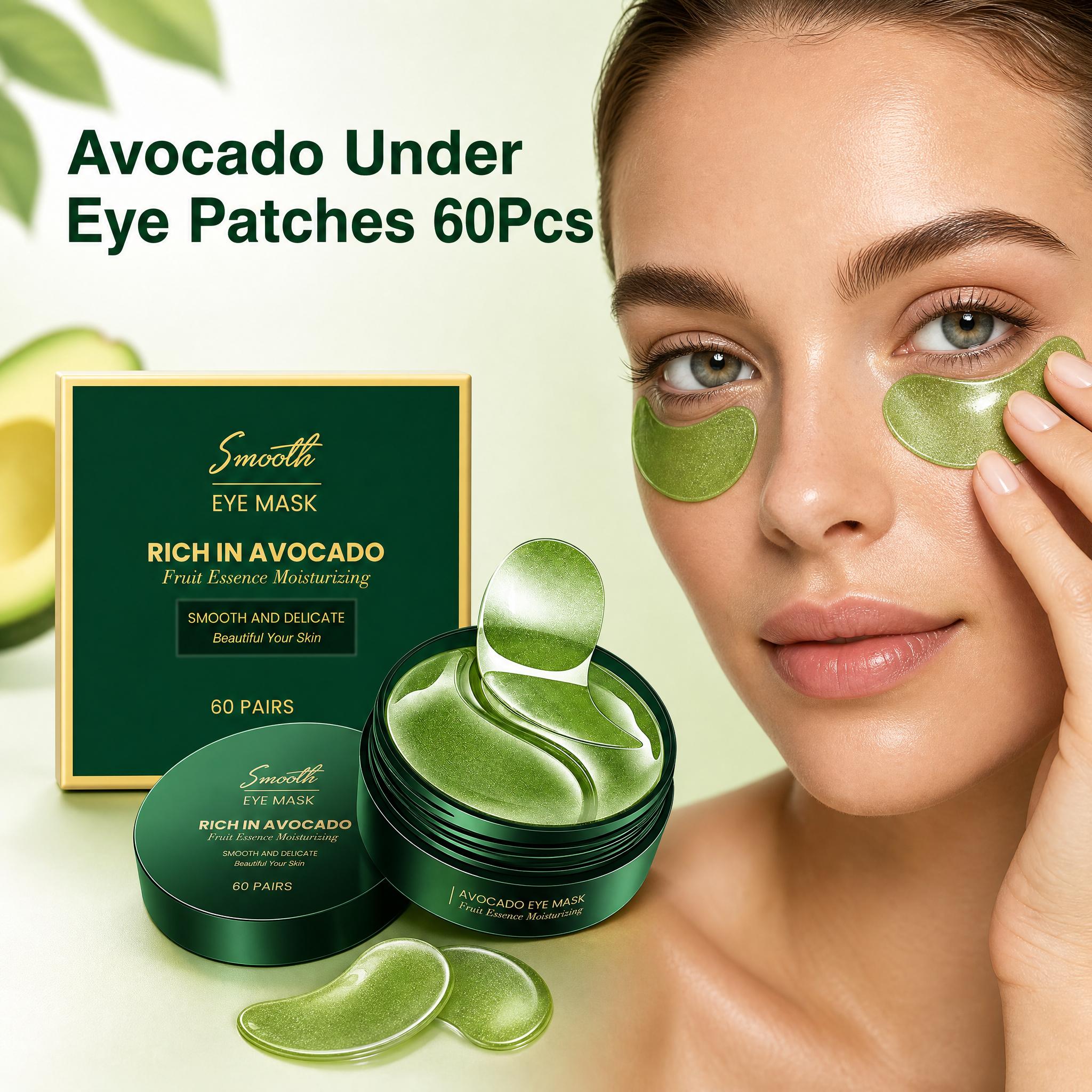 60Pcs Avocado Collagen Eye Mas - Collagen Under Eye Patches 评论和价格