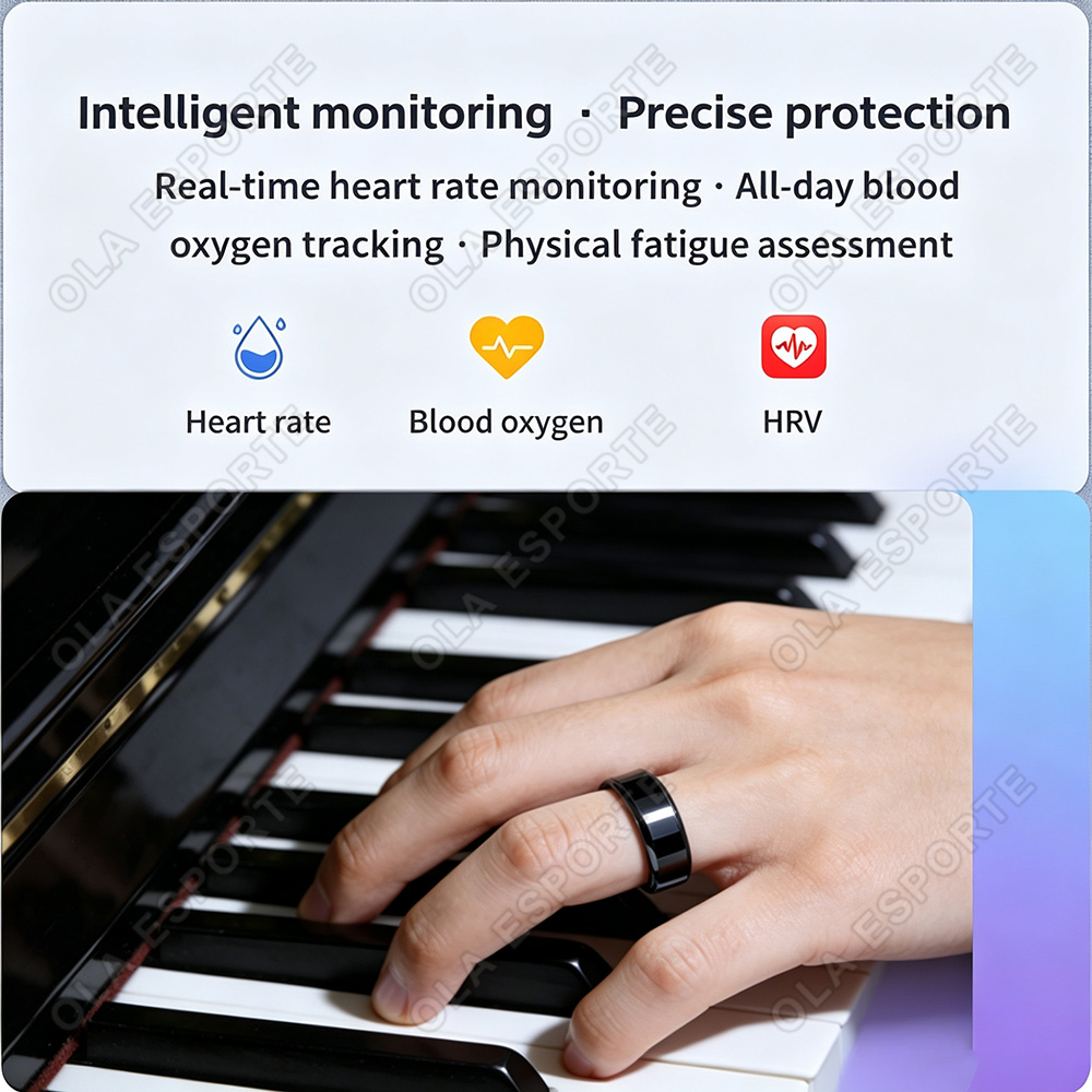 Ceramic Smart Ring Heart Rate  - Health Monitors 评论和价格