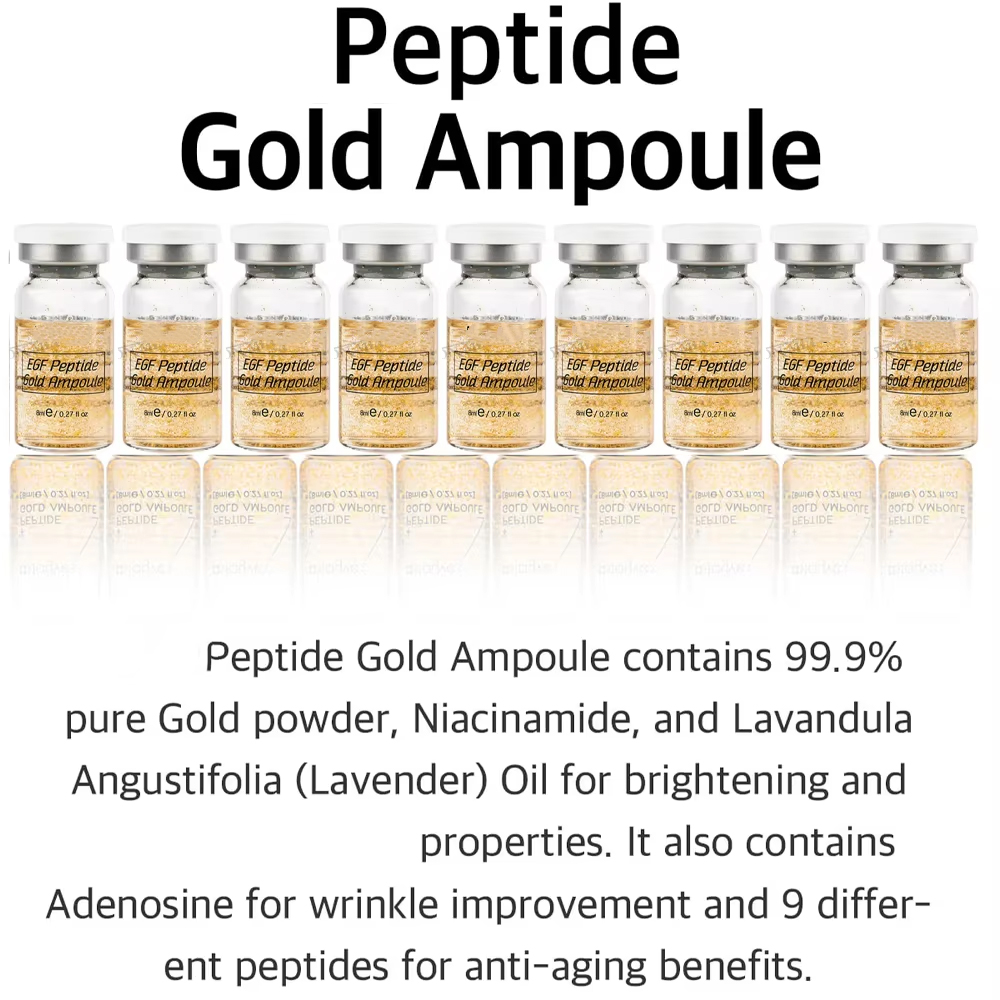 Korea Peptide Gold Ampoule Ski - Hyaluronic Acid Facial Serum 评论和价格