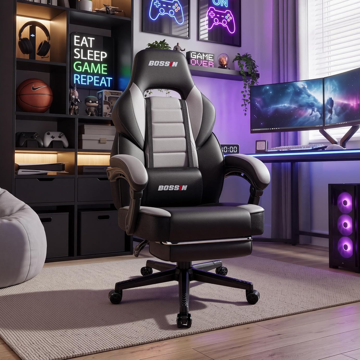 Gaming Chair with Massage, Erg - Massage 评论和价格