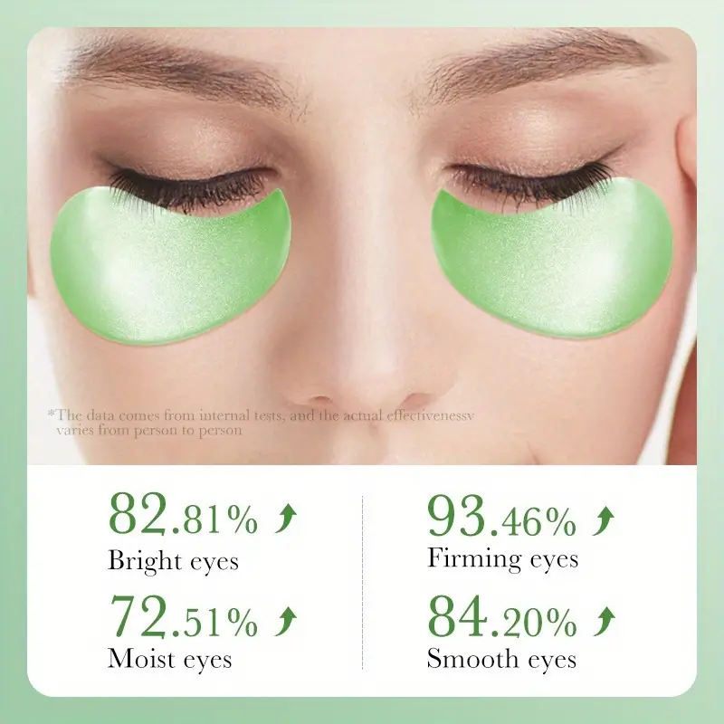 60 Pieces of Aloe Vera Collage - Collagen Under Eye Patches 评论和价格
