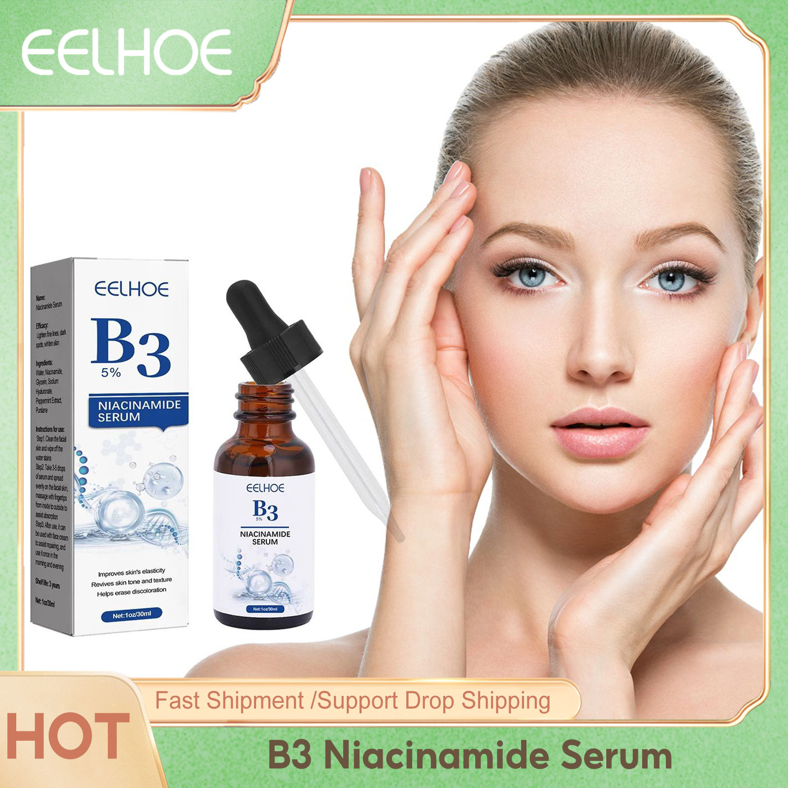 B3 Niacinamide Serum Wrinkle R - Niacinamide Pore Shrinking Essence 评论和价格