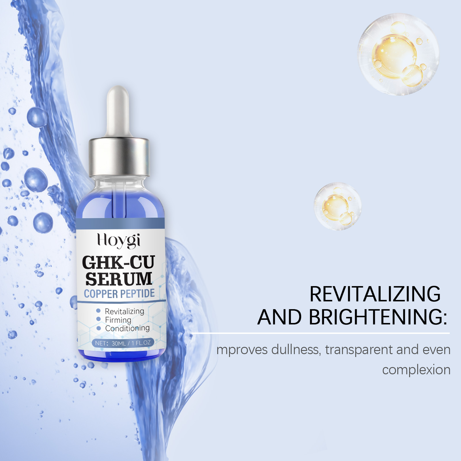 30ml Copper Peptide Serum GHK- - Hyaluronic Acid Facial Serum 评论和价格